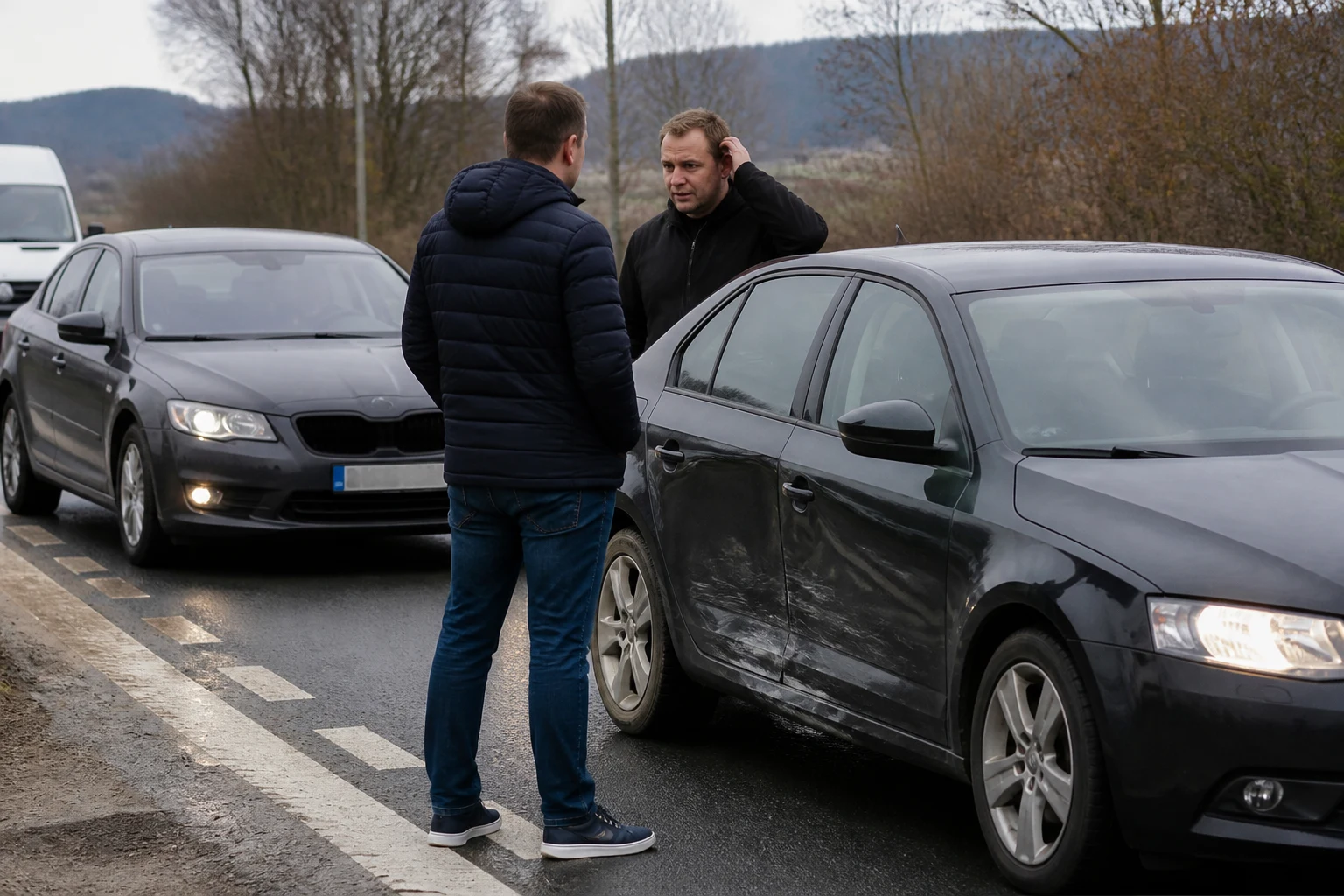 Ilustrační obrázek k článku: BMW při předjíždění v zatáčce přimělo Octavii uhnout, popisuje Garáž